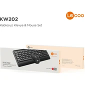 Lecoo Kw202 Kablosuz Klavye & Mouse Set Siyah thumbnail 8