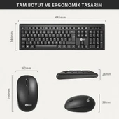 Lecoo Kw200 Kablosuz Klavye & Mouse Set Siyah thumbnail 6