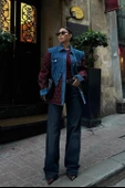 Denim Garnili Kapitone Ceket 7071 thumbnail 4