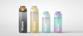 Shotay Soft Gradient Su Matarası PC Mavi 800Ml thumbnail 4