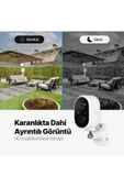 Wizi Pro W Full HD İç/Dış Mekan Bataryalı Wi-Fi Akıllı Kamera thumbnail 5