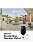 Wizi Pro W Full HD İç/Dış Mekan Bataryalı Wi-Fi Akıllı Kamera thumbnail 3