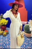 Derin Yaka Triko Elbise 2856 thumbnail 8