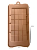 SİLİKON ÇİKOLATA KALIBI DİKDÖRTGEN ŞEKİLLİ 21*11 CM thumbnail 1