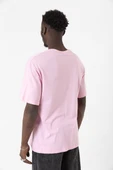 Romania Fingerprint Pembe Erkek Oversize Tshirt thumbnail 5