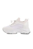 Beyaz Yüksek Taban Kadın Sneaker thumbnail 2
