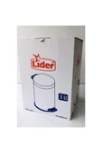 LİDER 5 LT ÇÖP KOVASI PEDALLI (SİYAH) thumbnail 4