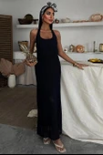 Suzene Nakışlı Astarlı Triko Elbise 2873 thumbnail 1