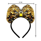 Fiyonklu Taç Pullu Payetli Gold thumbnail 2