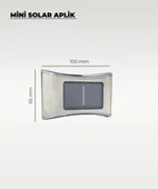 Mini Oval Solar Aplik Gün Işığı - 4 Adet thumbnail 2