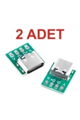 Rodevino 2 Adet Usb Type C 4 Pin Dıp Çevirici 2.54 mm – Type C Adaptör Pcb thumbnail 1