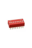 Rodevino 5 Adet 8 Pin Dıp Switch Kırmızı On‑off 2.54 mm Pcb thumbnail 2