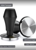 Tamper Klikli Paslanmaz Çelik Kahve Tamperi 58 mm thumbnail 3