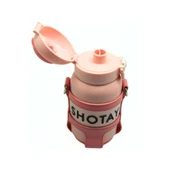 Shotay Turtle Çocuk Termos Matara 520Ml Pembe thumbnail 3