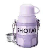 Shotay Turtle Çocuk Termos Matara 520Ml Lila thumbnail 1