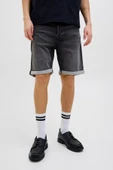 JACK JONES Erkek Siyah Shorts 12269501 thumbnail 2