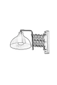 AVONNI HAP-9082-CPR Bakır Kaplama Aplik E27 Metal 22x45cm thumbnail 2