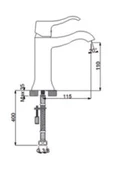NEWARC MAXİMAL LAVABO BATARYASI ALTIN thumbnail 2
