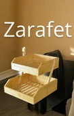 Bambu 2 katlı meyvelik - bambu katlı sunumluk thumbnail 6