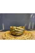 Avuç Saksı , Kase - Büyük Boy - Gold thumbnail 2