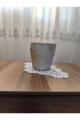 Gold eskitme beton orkide saksısı thumbnail 4