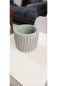 Gri Beton Saksı thumbnail 3