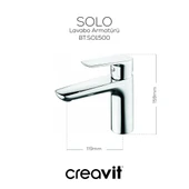 Creavit Solo Lavabo Bataryası SO1500 thumbnail 5