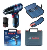Bosch GSB 120-LI + 23 Parça Vidalama Seti thumbnail 1