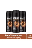 AXE Sprey Dark Temptation Erkek Deodorant 150 ml X3 thumbnail 2