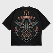 Oversize 'Anchor' T-Shırt thumbnail 1