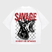 Oversize 'Savage' T-Shırt thumbnail 3