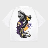 Oversize 'Kobe 8' Baskılı T-Shırt thumbnail 3