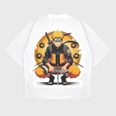 Oversize 'Narutoo' Baskılı T-Shırt thumbnail 1