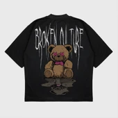 Oversize 'Broken' T-Shırt thumbnail 1