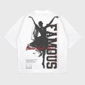 Oversize 'Famous' T-Shırt thumbnail 3