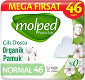 Molped Pure&Soft Hijyenik Ped Normal 46 Adet Mega Pk thumbnail 1