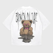 Oversize 'Broken' T-Shırt thumbnail 3