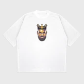 Oversize 'Lebron James' Baskılı T-Shırt thumbnail 1