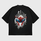 Oversize 'Spider-Man' Baskılı T-Shırt thumbnail 1