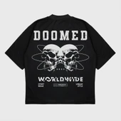 Oversize 'Doomed' T-Shırt thumbnail 1