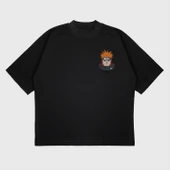 Oversize 'Naruto' Baskılı T-Shırt thumbnail 4