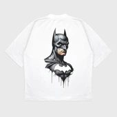 Oversize 'Batman' Baskılı T-Shırt thumbnail 3