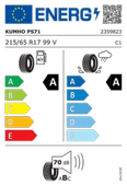 215/65R17 99V ECSTA PS71 (SUV) thumbnail 2