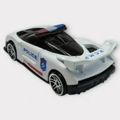 Metal Mini Polis Arabası  8 cm - Polis - 4 thumbnail 3