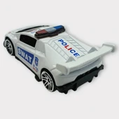Metal Mini Polis Arabası  8 cm - Polis - 3 thumbnail 3