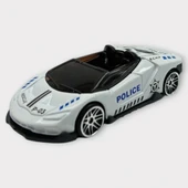 Metal Mini Polis Arabası  8 cm - Polis - 6 thumbnail 1