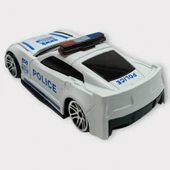 Metal Mini Polis Arabası  8 cm - Polis - 1 thumbnail 3