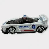 Metal Mini Polis Arabası  8 cm - Polis - 4 thumbnail 2