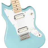 Squier Mini Jazzmaster HH Akçaağaç Klavye Daphne Blue Elektro Gitar thumbnail 3