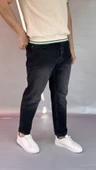 Yıkamalı Siyah Boyfriend Pantolon thumbnail 3